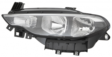 FIAT TIPO 15-*FARO IZQ CON REGULACION ELECTRICA CON MOTOR - CON REBORDE NEGRO (H7/H15/PY21W)