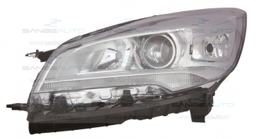 FORD KUGA 13-*FARO IZQ CON REGULACION ELECTRICA CON MOTOR D3S/H7/H1 LED INTERIOR CROMADO (XENON)