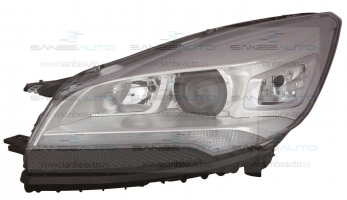 FORD KUGA 13-*FARO IZQ CON REGULACION ELECTRICA CON MOTOR D3S/H7/H1 LED INTERIOR NEGRO (XENON)