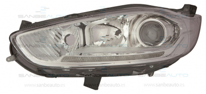 FORD FIESTA 13-*FARO IZQ CON REGULACION ELECTRICA H7/H1/LED CON LUZ DIURNA