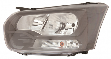 FORD TRANSIT 14-*FARO IZQ CON REGULACION ELECTRICA CON MOTOR INTERIOR NEGRO (H7/H15/PY21W/W5W)