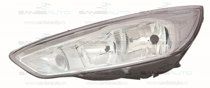 FORD FOCUS 14-*FARO IZQ CON REGULACION ELECTRICA - CON MOTOR (INTERIOR CROMADO) H7/H1 LED