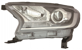 FORD RANGER 16-*FARO IZQ CON REGULACION MANUAL/ELECTRICA INTERIOR NEGRO (H11/HB3/P21W/W5W)