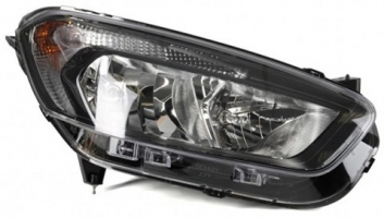 FORD TRANSIT COURIER 2018.02-*FARO DCH CON REGULACION ELECTRICA INTERIOR NEGRO