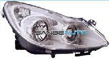 OPEL CORSA 06-*FARO DCH CON REGULACION ELECT INT CROMADO