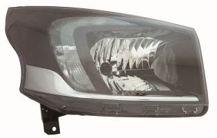 OPEL VIVARO 14-*FARO DCH ELECTRICO INTERIOR NEGRO H4/LED