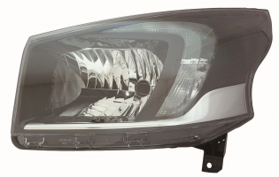 OPEL VIVARO 14-*FARO IZQ ELECTRICO INTERIOR NEGRO H4/LED