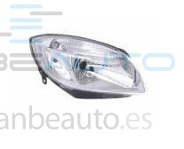 SKODA FABIA 07-*FARO IZQ CON REGULACION ELEC H4 (CON MOTOR)