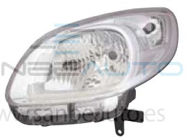RENAULT KANGOO 13-*FARO IZQ CON REGULACION ELECTRICA INTERIOR CROMADO