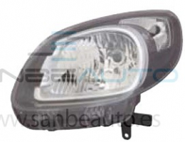 RENAULT KANGOO 13-*FARO IZQ CON REGULACION ELECTRICA INTERIOR OSCURO