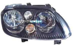 VW TOURAN 03-*FARO DCH CON REGULACION  ELECTRICA (INTERIOR EN NEGRO) SIN MOTOR