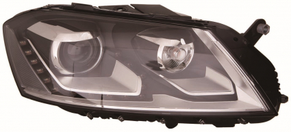 VW PASSAT 10-*FARO DCH CON REGULACION ELECTRICA CON MOTOR (INTERIOR NEGRO)D3S/LED