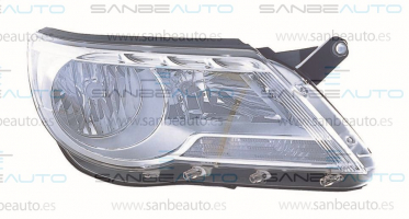 VW TIGUAN 08-*FARO DCH CON REGULACION ELECTRICA (CON MOTOR) (H7/H7)