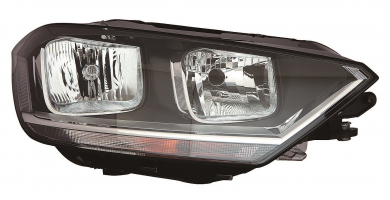 VW GOLF VII SPORTSVAN 14-*FARO DCH CON REGULACION ELECTRICA CON MOTOR INTERIOR NEGRO H7/H15/H21