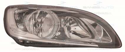 VOLVO S60/V60 13-*FARO DCH CON REGULACION ELECTRICA CON MOTOR H7/H9 LED INTERIOR NEGRO