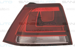 VW GOLF VII 12-*PILOTO TRASERO IZQ EXTERIOR NEGRO(TIPO VALEO)