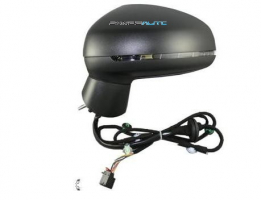 AUDI A1 10-*RETROVISOR IZQ ELECTRICO TERMICO ABATIBLE ELECTRICAMENTE CON PILOTO PARA PINTAR  ASFERICO 8 PINES
