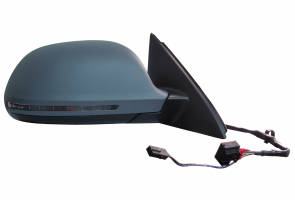 AUDI Q3 11-*RETROVISOR DCH ELECTRICO TERMICO PARA PINTAR CON PILOTO CONVEXO 8PIN