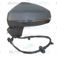 AUDI A3 3/5P 13-*RETROVISOR IZQ ELECTRICO CALEFACTADO ABATIBLE ELECTRICAMENTE CON PILOTO 12PIN