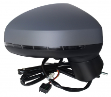 AUDI A1 15-*RETROVISOR DCH ELECTRICO PARA PINTAR CONVEXO CALEFACTADO CON PILOTO 6 PIN