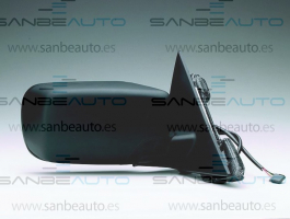BMW E46 4P 98-*ESPEJO DCH ASFERICO AZULADO TERMICO PARA PINTAR ABATIBLE ELECTRICAMENTE