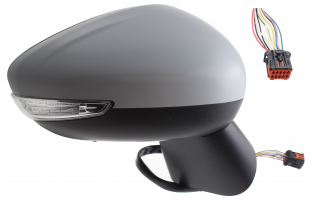 CITROEN C3 AIRCROSS 2017.06-*RETROVISOR DCH ELECTRICO CALEFACTADO PARA PINTAR CON PILOTO CONVEXO CON SENSOR 8PIN