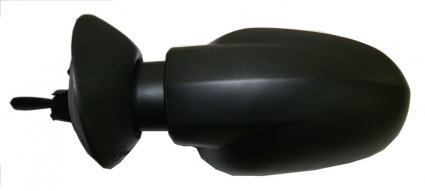 DACIA LOGAN 04-*RETROVISOR IZQ MANUAL NEGRO CONVEXO