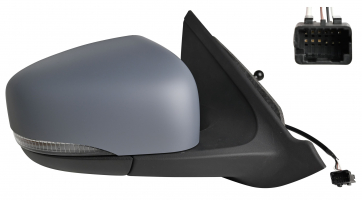 DACIA SPRING 2021.03-*RETROVISOR DCH MANUAL PARA PINTAR CONVEXO CALEFACTADO CON SENSOR DE TEMPERATURA CON PILOTO 4PIN