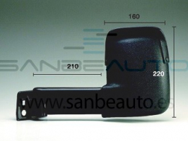 FORD TRANSIT 91-*ESPEJO MANUAL IZQ BRAZO LARGO