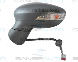 FORD FIESTA 13-*RETROVISOR IZQ ELECTRICO CALEFACTADO ABATIBLE ELECTRICAMENTE CON INTERMITENTE ASFERICO CON LUZ DE CORTESIA 10PIN