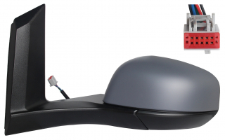 FORD TRANSIT CONNECT 2018.06-*RETROVISOR IZQ ELECTRICO TERMICO ASFERICO PARA PINTAR 5PIN