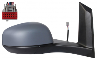 FORD TRANSIT CONNECT 2018.06-*RETROVISOR DCH ELECTRICO TERMICO ASFERICO ABATIBLE ELECTRICAMENTE PARA PINTAR 7PIN