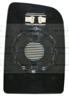 MERCEDES SPRINTER 06-09*CRISTAL RETROVISOR IZQ SUPERIOR CONVEXO (SOPORTE REDONDO)