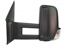 MERCEDES SPRINTER/LT/CRAFTER 09-*RETROVISOR IZQ MANUAL CON PILOTO CONVEXO(BRAZO LARGO)2PIN