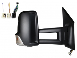 MERCEDES SPRINTER 2018.02-*RETROVISOR DCH ELECTRICO NEGRO CALEFACTADO CON PILOTO 9+3PIN BRAZO LARGO