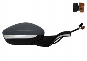 ESPEJO DERECHO ELECTRICO TERMICO IMPRIMADO ABATIBLE ELECTRICAMENTE CON SENSOR CON PERFIL CROMADO CONVEXO/CROMADO