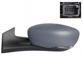 RENAULT ZOE 2012.06-*RETROVISOR IZQ ELECTRICO ASFERICO TERMICO PARA PINTAR CON PILOTO 7PINS