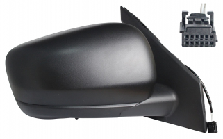 RENAULT EXPRESS 2021.05-* RETROVISOR DCH MANUAL CON SENSOR DE TEMPERATURA CONVEXO NEGRO 2PIN(VAN)