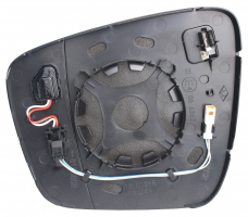 RENAULT EXPRESS 2021.06-*CRISTAL RETROVISOR DCH CONVEXO TERMICO CON SENSOR ANGULO MUERTO 2PIN
