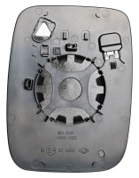 RENAULT TRAFIC 2021.08-*CRISTAL RETROVISOR IZQ CALEFACTADO ASFERICO(1 CRISTAL)