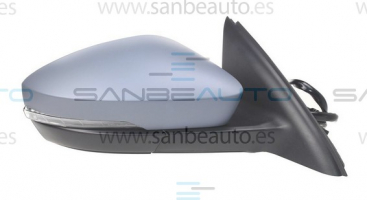 SKODA OCTAVIA 13-*RETROVISOR DCH ELECTRICO CALEFACTADO PARA PINTAR CON PILOTO 6PIN