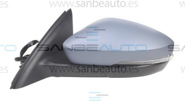 SKODA OCTAVIA 13-*RETROVISOR IZQ ELECTRICO CALEFACTADO PARA PINTAR CON PILOTO 6PIN