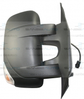 RENAULT MASTER/MOV 10-* RETROVISOR DCH MANUAL CON PILOTO BLANCO CONVEXO 2PIN