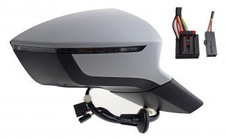 SEAT ATECA 16-*RETROVISOR DCH ELECTRICO CALEFACTADO PARA PINTAR ABATIBLE ELECTRICAMENTE CON PILOTO CON LUZ DE CORTESIA CON ANGULO MUERTO CONVEXO 9+2PIN