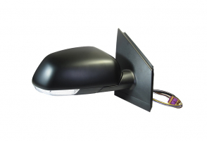 VW POLO 05-*RETROVISOR DCH ELECTRICO CALEFACTADO CONVEXO NEGRO CON PILOTO
