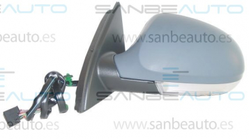 VW PASSAT 05-*RETROVISOR  IZQ ELECTRICO ASFERICO TERMICO PARA PINTAR CON INTERMITENTE