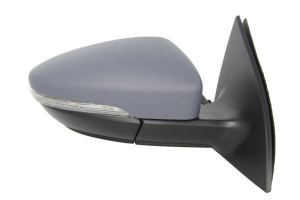 VW SCIROCCO 2008.09-*RETROVISOR DCH ELECTRICO CALEFACTADO PARA PINTAR ABATIBLE ELECTRICAMENTE CON PILOTO CONVEXO CON LUZ DE CORTESIA 9PIN