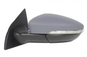 VW SCIROCCO 2008.09-*RETROVISOR IZQ ELECTRICO CALEFACTADO PARA PINTAR ABATIBLE ELECTRICAMENTE CON PILOTO - ASFERICO CON LUZ DE CORTESIA 9PIN