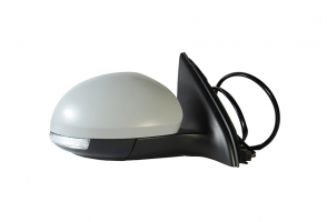 VW TIGUAN 08-*RETROVISOR IZQ ELECTRICO CALEFACTADO  PARA PINTAR ABATIBLE ELECTRICAMENTE CON PILOTO CON LUZ DE CORTESIA ASFERICO 9PIN