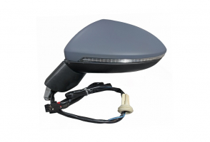 VW GOLF VII SW 14-*RETROVISOR IZQ ELECTRICO CALEFACTADO ABATIBLE ELECTRICAMENTE CON PILOTO  PARA PINTAR ASFERICO 10PIN